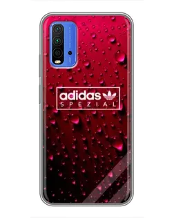Чехол для Xiaomi Redmi 9T с картинкой «Adidas Gold Marble»