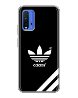Чехол для Xiaomi Redmi 9T с картинкой «Adidas с диагональными полосами»
