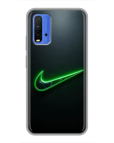Чехол для Xiaomi Redmi 9T с картинкой «Неоновый контур Nike» Чехол для Xiaomi Redmi 9T с картинкой «Неоновый контур Nike»