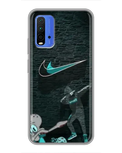 Чехол для Xiaomi Redmi 9T с картинкой «Спортивный арт Nike» Чехол для Xiaomi Redmi 9T с картинкой «Спортивный арт Nike»