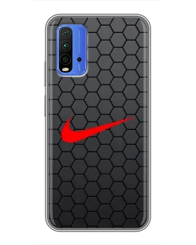 Чехол для Xiaomi Redmi 9T с картинкой «Nike — карбоновая сетка» Чехол для Xiaomi Redmi 9T с картинкой «Nike — карбоновая сетка»
