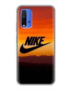 Чехол для Xiaomi Redmi 9T с картинкой «Nike — вечерний горизонт»