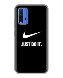 Чехол для Xiaomi Redmi 9T с картинкой «Классический принт Nike»