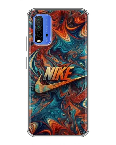 Чехол для Xiaomi Redmi 9T с картинкой «Nike в абстракции» Чехол для Xiaomi Redmi 9T с картинкой «Nike в абстракции»