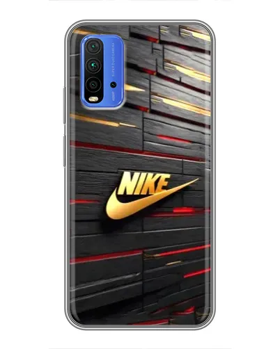 Чехол для Xiaomi Redmi 9T с картинкой «Золотой Nike на металле» Чехол для Xiaomi Redmi 9T с картинкой «Золотой Nike на металле»