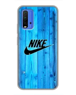 Чехол для Xiaomi Redmi 9T с картинкой «Голубое дерево Nike»