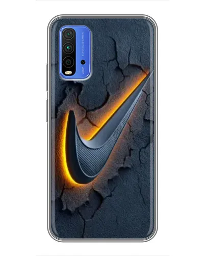 Чехол для Xiaomi Redmi 9T с картинкой «Объемный логотип Найк» Чехол для Xiaomi Redmi 9T с картинкой «Объемный логотип Найк»