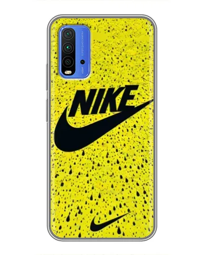 Чехол для Xiaomi Redmi 9T с картинкой «Желтый текстурный Nike» Чехол для Xiaomi Redmi 9T с картинкой «Желтый текстурный Nike»