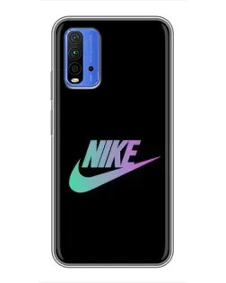 Чехол для Xiaomi Redmi 9T с картинкой «Nike — городская ночь»