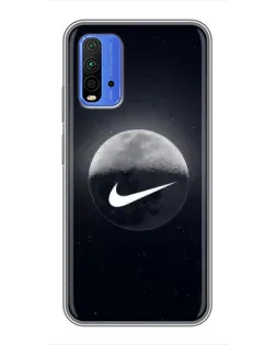 Чехол для Xiaomi Redmi 9T с картинкой «Nike в стиле граффити» Чехол для Xiaomi Redmi 9T с картинкой «Nike в стиле граффити»