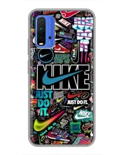 Чехол для Xiaomi Redmi 9T с картинкой «Яркий коллаж Nike» Чехол для Xiaomi Redmi 9T с картинкой «Яркий коллаж Nike»