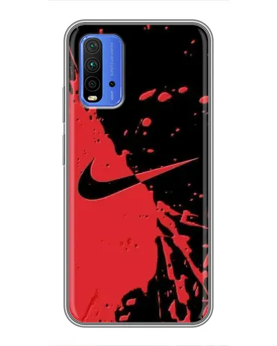 Чехол для Xiaomi Redmi 9T с картинкой «Красные брызги Nike» Чехол для Xiaomi Redmi 9T с картинкой «Красные брызги Nike»
