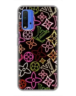 Чехол для Xiaomi Redmi 9T с картинкой «Неоновый микс Nike» Чехол для Xiaomi Redmi 9T с картинкой «Неоновый микс Nike»