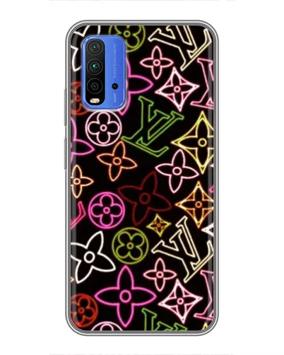 Чехол для Xiaomi Redmi 9T с картинкой «Неоновый микс Nike» Чехол для Xiaomi Redmi 9T с картинкой «Неоновый микс Nike»