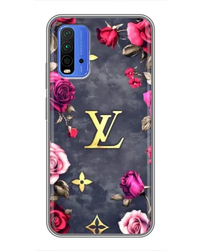 Чехол для Xiaomi Redmi 9T с картинкой «Цветочный Louis Vuitton» Чехол для Xiaomi Redmi 9T с картинкой «Цветочный Louis Vuitton»