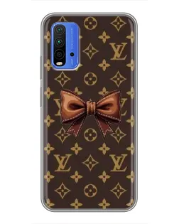Чехол для Xiaomi Redmi 9T с картинкой «LV с бантом»