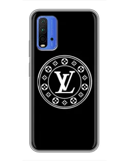 Чехол для Xiaomi Redmi 9T с картинкой «LV — печать стиля»