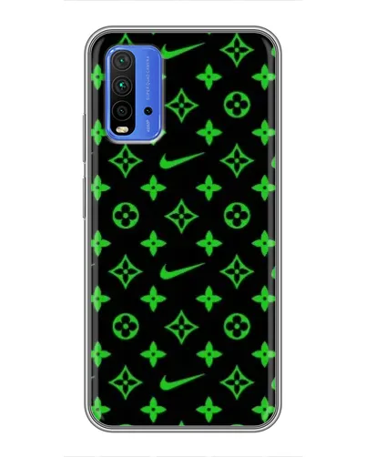 Чехол для Xiaomi Redmi 9T с картинкой «Неоновый принт LV» Чехол для Xiaomi Redmi 9T с картинкой «Неоновый принт LV»