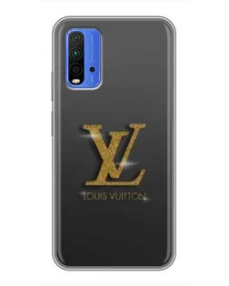 Чехол для Xiaomi Redmi 9T с картинкой «Градиент Louis Vuitton»