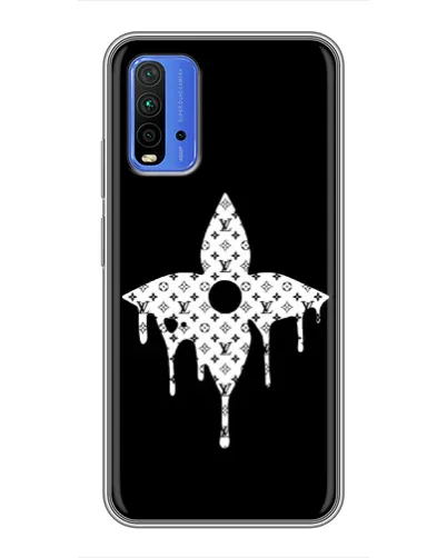 Чехол для Xiaomi Redmi 9T с картинкой «Цветочная монограмма» Чехол для Xiaomi Redmi 9T с картинкой «Цветочная монограмма»