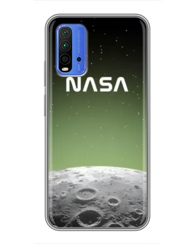 Чехол для Xiaomi Redmi 9T с картинкой «NASA — лунный градиент»