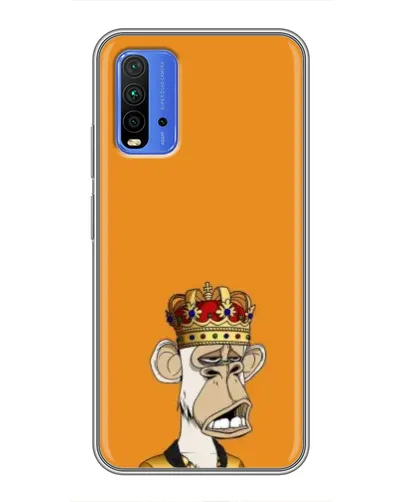 Чехол для Xiaomi Redmi 9T с картинкой «Золотая обезьяна Bored Ape» Чехол для Xiaomi Redmi 9T с картинкой «Золотая обезьяна Bored Ape»