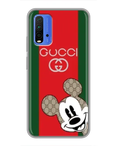 Чехол для Xiaomi Redmi 9T с картинкой «Gucci — полосы и Микки» Чехол для Xiaomi Redmi 9T с картинкой «Gucci — полосы и Микки»