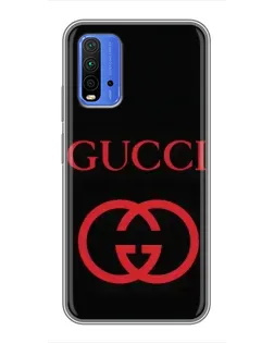 Чохол для Xiaomi Redmi 9T з картинкою «Gucci — червоний логотип» Чохол для Xiaomi Redmi 9T з картинкою «Gucci — червоний логотип»