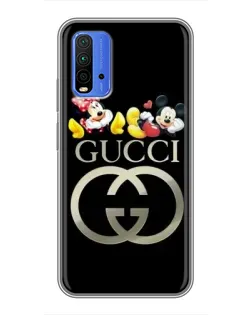 Чохол для Xiaomi Redmi 9T з картинкою «Gucci — герої Disney» Чохол для Xiaomi Redmi 9T з картинкою «Gucci — герої Disney»