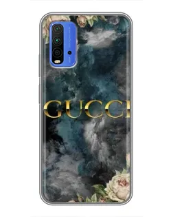 Чохол для Xiaomi Redmi 9T з картинкою «Абстрактні квіти Gucci» Чохол для Xiaomi Redmi 9T з картинкою «Абстрактні квіти Gucci»