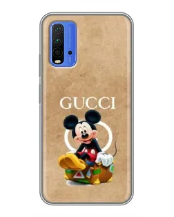Чохол для Xiaomi Redmi 9T з картинкою «Міккі Маус Gucci — крафт» Чохол для Xiaomi Redmi 9T з картинкою «Міккі Маус Gucci — крафт»