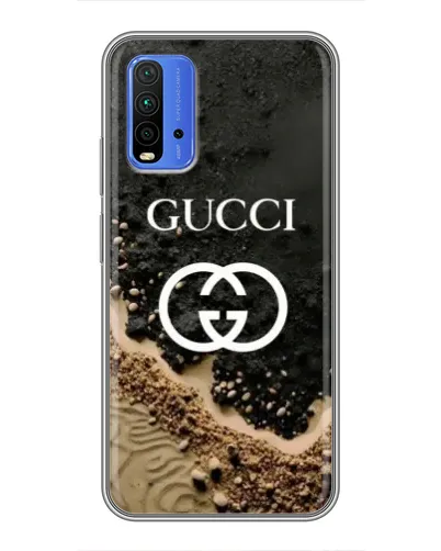 Чехол для Xiaomi Redmi 9T с картинкой «Gucci — песчаные дюны» Чехол для Xiaomi Redmi 9T с картинкой «Gucci — песчаные дюны»
