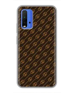 Чохол для Xiaomi Redmi 9T з картинкою «Gucci — золоті діагоналі» Чохол для Xiaomi Redmi 9T з картинкою «Gucci — золоті діагоналі»
