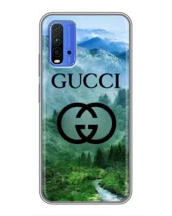 Чохол для Xiaomi Redmi 9T з картинкою «Gucci — гірський пейзаж» Чохол для Xiaomi Redmi 9T з картинкою «Gucci — гірський пейзаж»