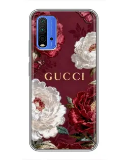 Чохол для Xiaomi Redmi 9T з картинкою «Gucci — бордові троянди» Чохол для Xiaomi Redmi 9T з картинкою «Gucci — бордові троянди»