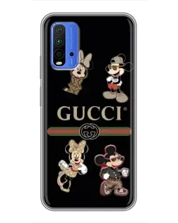 Чохол для Xiaomi Redmi 9T з картинкою «Gucci — герої Disney та монограма» Чохол для Xiaomi Redmi 9T з картинкою «Gucci — герої Disney та монограма»