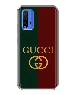 Чохол для Xiaomi Redmi 9T з картинкою «Gucci — темно-зелений градієнт» Чохол для Xiaomi Redmi 9T з картинкою «Gucci — темно-зелений градієнт»