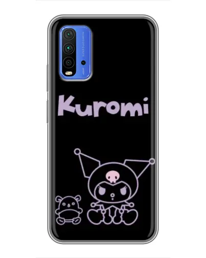 Чехол для Xiaomi Redmi 9T с картинкой «Kuromi — черный минимализм» Чехол для Xiaomi Redmi 9T с картинкой «Kuromi — черный минимализм»
