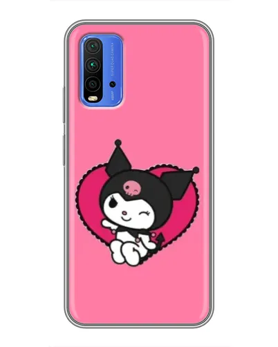 Чехол для Xiaomi Redmi 9T с картинкой «Kuromi — любовь в сердце» Чехол для Xiaomi Redmi 9T с картинкой «Kuromi — любовь в сердце»