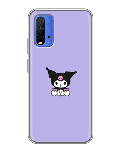 Чехол для Xiaomi Redmi 9T с картинкой «Kuromi — фиолетовый минимализм» Чехол для Xiaomi Redmi 9T с картинкой «Kuromi — фиолетовый минимализм»