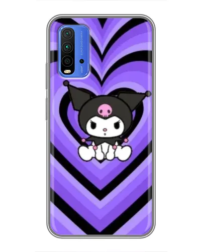 Чехол для Xiaomi Redmi 9T с картинкой «Kuromi и фиолетовые сердца» Чехол для Xiaomi Redmi 9T с картинкой «Kuromi и фиолетовые сердца»