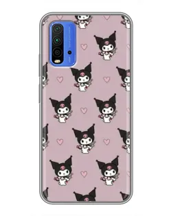 Чехол для Xiaomi Redmi 9T с картинкой «Kuromi — ночной сон»