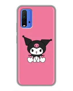 Чехол для Xiaomi Redmi 9T с картинкой «Хмурая Kuromi»