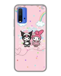 Чехол для Xiaomi Redmi 9T с картинкой «My Melody и Kuromi»