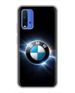 Чехол для Xiaomi Redmi 9T с картинкой «BMW — неоновое сияние» Чехол для Xiaomi Redmi 9T с картинкой «BMW — неоновое сияние»