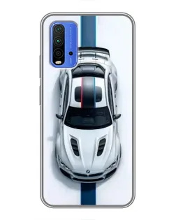 Чехол для Xiaomi Redmi 9T с картинкой «Вид сверху — BMW M» Чехол для Xiaomi Redmi 9T с картинкой «Вид сверху — BMW M»