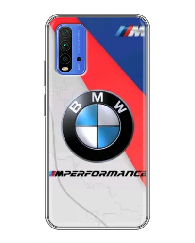 Чехол для Xiaomi Redmi 9T с картинкой «BMW Performance стиль» Чехол для Xiaomi Redmi 9T с картинкой «BMW Performance стиль»