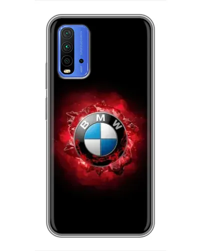 Чехол для Xiaomi Redmi 9T с картинкой «Логотип BMW — вспышка» Чехол для Xiaomi Redmi 9T с картинкой «Логотип BMW — вспышка»