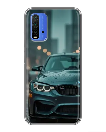Чехол для Xiaomi Redmi 9T с картинкой «BMW в огнях города» Чехол для Xiaomi Redmi 9T с картинкой «BMW в огнях города»