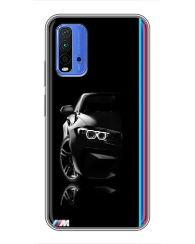 Чехол для Xiaomi Redmi 9T с картинкой «Силуэт BMW в темноте» Чехол для Xiaomi Redmi 9T с картинкой «Силуэт BMW в темноте»